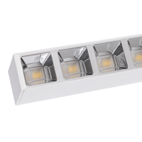 LED линейно осв.тяло, UGR<19, бяло, 1.5м, IP20  220V-240V AC 65° 50W 4200K SMD 2835
