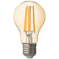 LED димиращ filament крушка амбър E27 220V-240V AC 360° 8W 2500К Filament