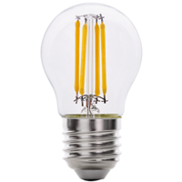 LED димиращ filament топка неутрална E27 220V-240V AC 360° 4W 4200K Filament