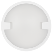 LED IP65 12W  плафониера бяла Кръг