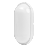 LED 24W 4200K елипса IP54  плафониера бяла