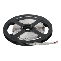 LED лента червена 5м IP65  12V DC 120° 4.8W/m Red SMD 2835