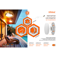 Магнитен LED модул за плафониери 24W 4000K