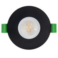 LED димираща луна за вграждане черна  220V-240V AC 60° 6W 3000K/4000K/6500K SMD 2835