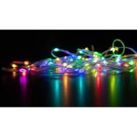 LED USB амбиент осветление IP65 RGB 20м  5V DC  1W/m RGB SMD 3939
