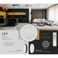 LED димираща плафониера с дистанционно 45W IP20 CCT 3000/4000/6000K   бяла