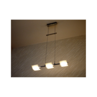 LED осв. тяло 3x5W, 2700K, IP20  висящо хром