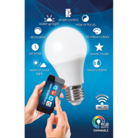 WiFi Smart LED крушка E27 220V-240V AC 270° 8W RGB+4200K