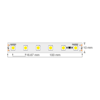 Професионална LED лента със стабилизатор на ток неутрално бяла 5м  24V DC 120° 14.4W/m Neutral white SMD 5050