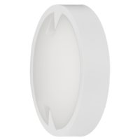 LED IP65 12W  плафониера бяла Кръг