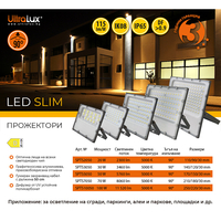 LED SLIM прожектор неутрална IP65  220V-240V AC 90° 30W 5000K SMD 2835