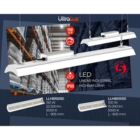 LED линейно индустр. осв. тяло 0-10V Dim, IP65  100-277V AC 90° 150W 5000K SMD 2835