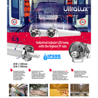 LED цилиндрично индустр. осв. тяло IP69K IK10  220V-240V AC 180/360 40W 4000K SMD 2835