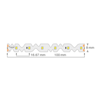 Професионална LED лента неутрално бяла 5м  24V DC 120° 9.6W/m 4200K SMD 2835