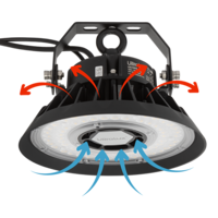 LED индустр. осв. тяло 0-10V Dim IP65  100-277V AC  200W 5000K SMD 2835