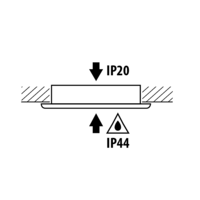 Мини LED луна за вграждане IP44 бяла  220V-240V AC 60° 4W 4200K SMD 2835