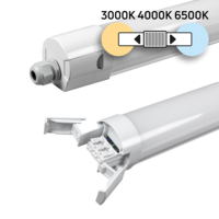 LED slim индустриално осв. тяло CCT 1.2m PC  220V-240V AC 120° 36W 3000K/4000K/6500K SMD 2835