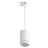 Тяло за релсов монтаж, висящо, двупроводно, бяло Gu10 220V-240V AC  10W