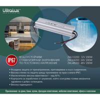 Захранване, водоустойчиво  24V DC  200W