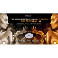 Професионална LED лента Dim-to-warm 5м  24V DC 120° 12W/m 1800K/3000K SMD 2216