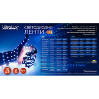 LED лента RGB IP65 5m  12V DC 120° 7.2W/m RGB SMD 5050