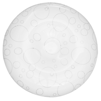 LED 24W 4000K 220-240V декоративна  плафониера бяла