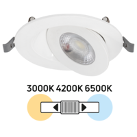 Светодиодна луна за вграждане  220V-240V AC 60° 7W 3000K/4200K/6500K SMD 2835