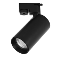 Тяло за релсов монтаж, двупроводно, черно Gu10 220V-240V AC  10W