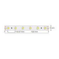 Професионална LED лента неутрално бяла 5м  24V DC 120° 4.8W/m Neutral white SMD 3528