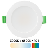 LED Smart димираща луна за вграждане Bluetooth IP44  220V-240V AC 120° 6W RGBW SMD 2835