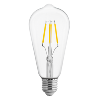 LED димиращ filament крушка неутрална E27 220V-240V AC 360° 4W 4200K Filament