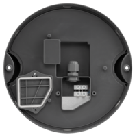 LED IP54 11W  плафониера сив Кръг
