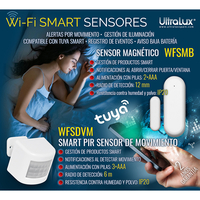 PIR WiFi сензор за открит монтаж IP20 6m  3x1.5V AAA 110°