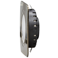 LED мебелна луна за вграждане квадрат IP44 сатиниран месинг  12V DC 60° 3W 4200K SMD 2835