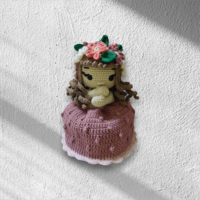 Кукла - букет