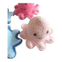 Двулицево плетено октоподче  | Усмихнато и намръщено | Ръчна изработка