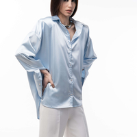 BACK AFFAIR SHIRT IN SKY BLUE