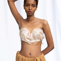 SILK DREAM CORSET IN BEIGE