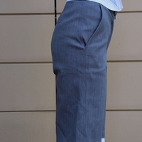 STONE COLLAR DENIM BERMUDAS