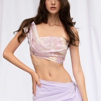 FLOW CORSET IN PURPLE