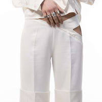 IVORY CUT TROUSERS