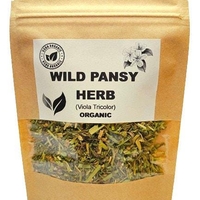 Organic Wild Pansy Herb (Viola tricolor)
