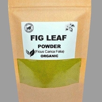 Organic fig leaf powder | ficus carica folia | fig leaf tea | herbal tea | dried leaves | organic herbs | dried herbs | herba | powder tea