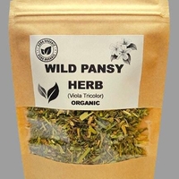 Organic Wild Pansy Herb (Viola tricolor)