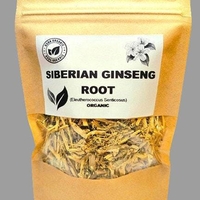 Organic SIBERIAN GINSENG ROOT | eleutherococcus senticosus radix | siberian ginseng tea | herbal tea | dried root | organic herbs | herba
