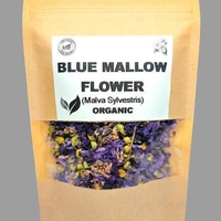 Organic BLUE MALLOW FLOWER | malva sylvestris | blue mallow tea | herbal tea | herba | tea | dried herb | organic herb | herba | herbalism