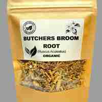 Organic butchers broom root | ruscus aculeatus | butchers broom tea | dried root | organic herbs | dried bulk herb | herba | tea