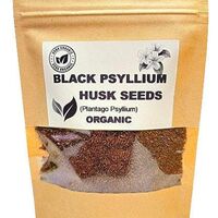 Organic BLACK PSYLLIUM HUSK seeds | plantago psyllium | black psyllium husk whole seeds | dried seeds | organic herbs | herba