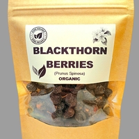 Organic BLACKTHORN BERRIES | prunus spinosa | blackthorn tea | dried berries | dried fruits | organi herb | dried herb | fruit tea | herba