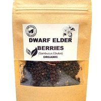 Organic dwarf elder berries | sambucus ebulus | elder berries tea | herbal tea | dried berries | organic herbs | vitamin | herba | tea